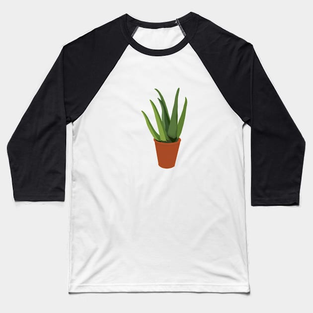 Aloe vera Baseball T-Shirt by Johadesigns